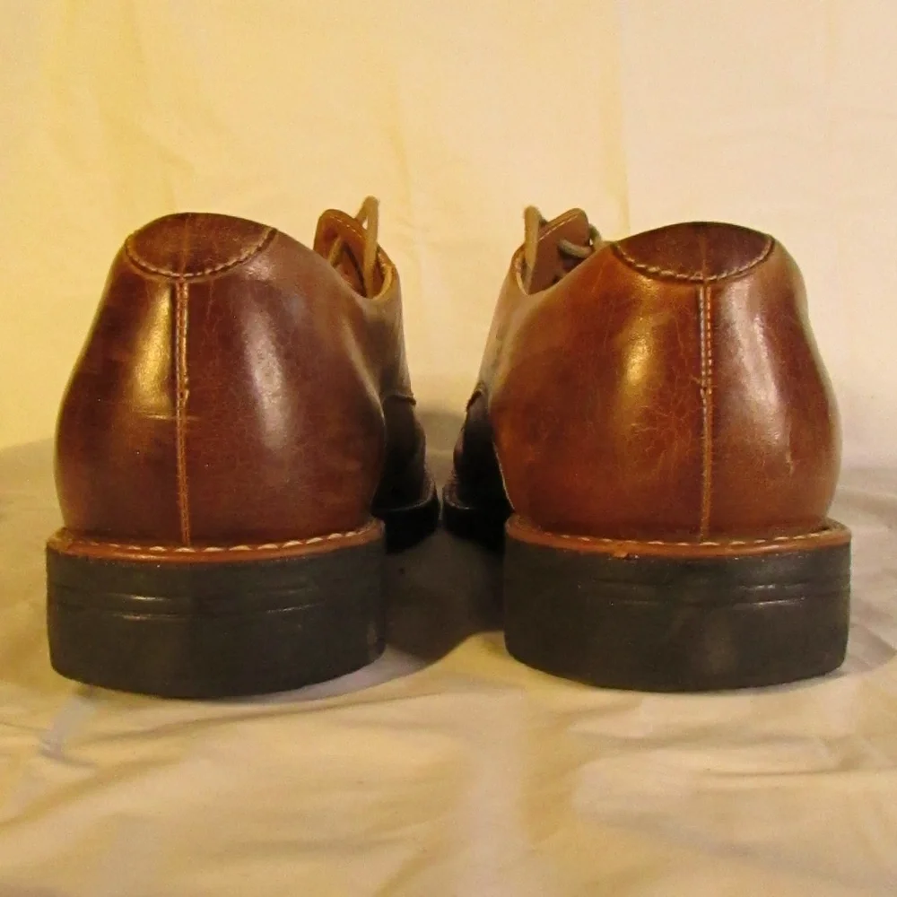 Sandro Moscoloni Tan Leather Oxfords